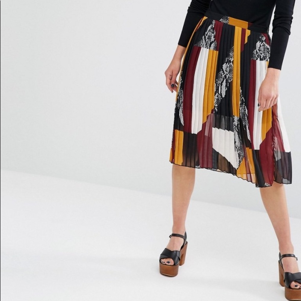 Asos Sheer Midi Skirt